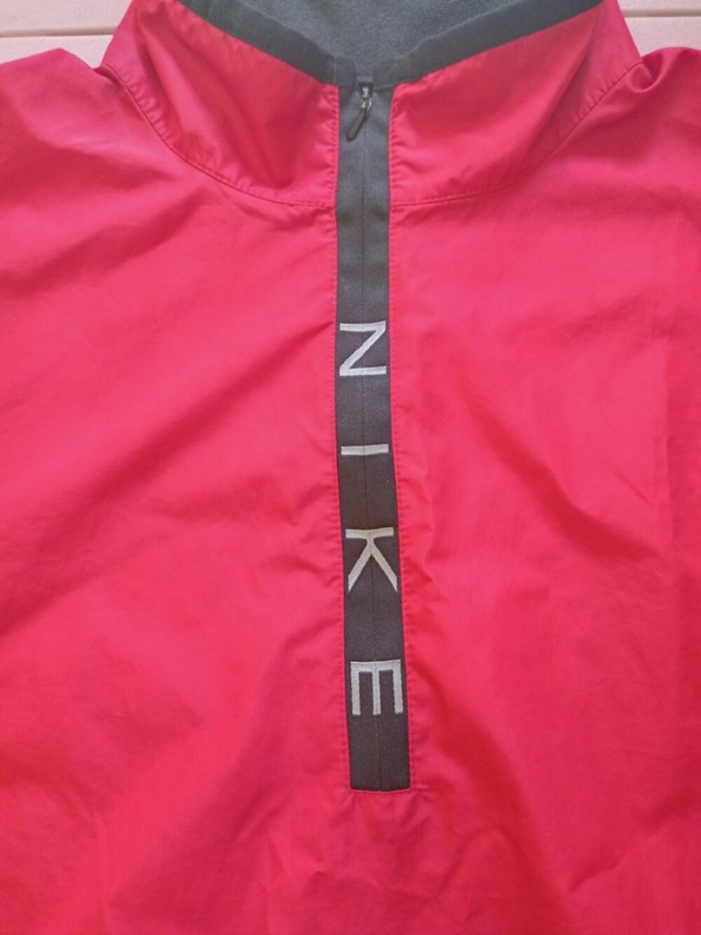 Vintage Nike Winbreaker Jacket Black Tag Adult Medium EUC Red Black